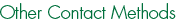 Other Contact Methods