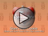 Giant Heart Cookie from Specialtys Cafe & Bakery