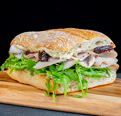 Roasted Turkey with Cranberry Chutney