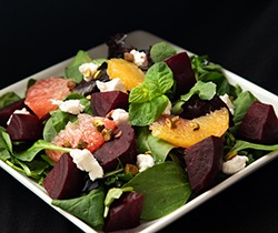 Gluten-free Roasted Beet Goat Cheese