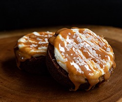 Salted Caramel Dark Fudge Brownie