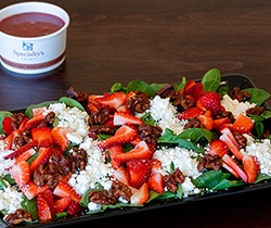 Spinach Berry Goat Cheese Salad Platter