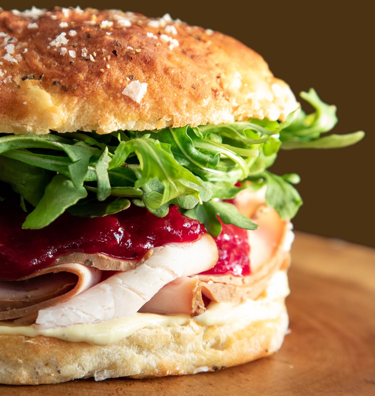 Image of a turkey sandwich